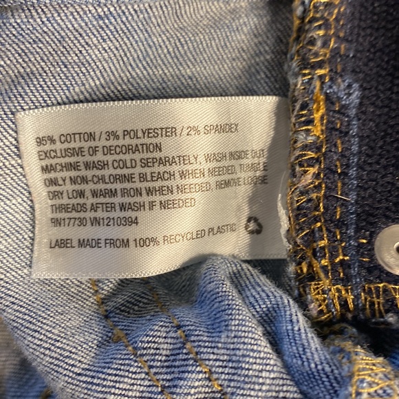 Isabel MATERNITY skinny jeggings size 6 distressed denim Pregnancy post Stretch - Picture 7 of 9